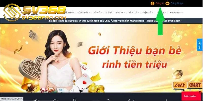 Đăng ký SV368 để khởi đầu hành trình trải nghiệm đỉnh cao 1 Điều kiện đăng ký SV368 thành công cho anh em tân thủ